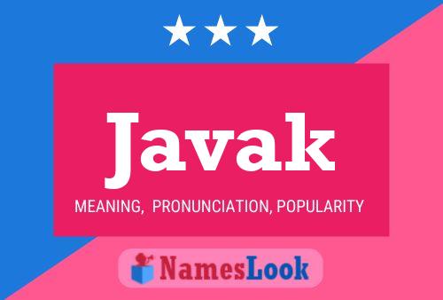 Póster del nombre Javak