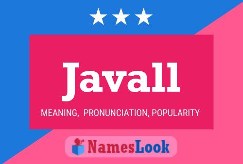 Póster del nombre Javall