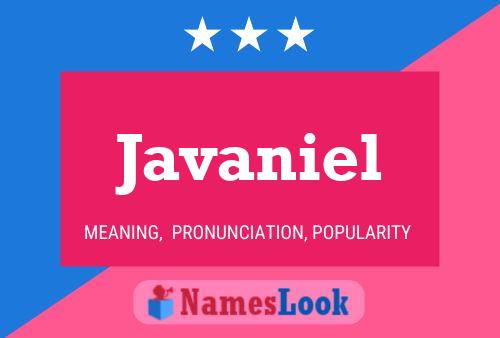 Póster del nombre Javaniel