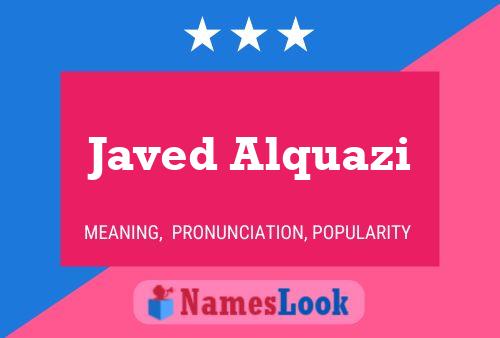 Póster del nombre Javed Alquazi