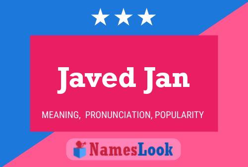 Póster del nombre Javed Jan