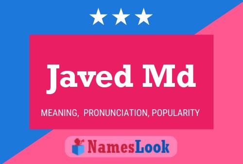 Póster del nombre Javed Md