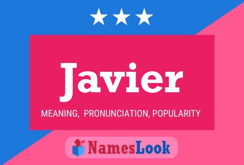 Póster del nombre Javier