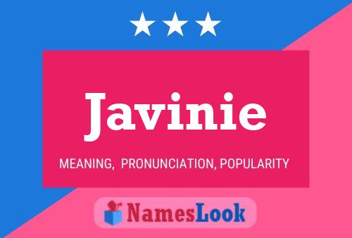 Póster del nombre Javinie