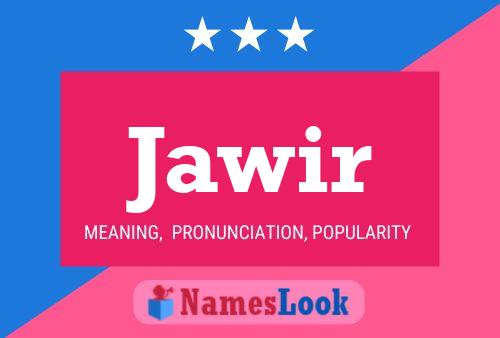 Póster del nombre Jawir