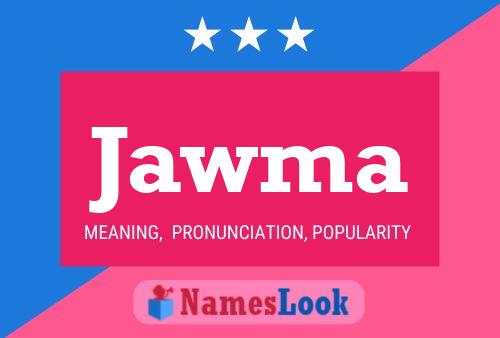 Póster del nombre Jawma