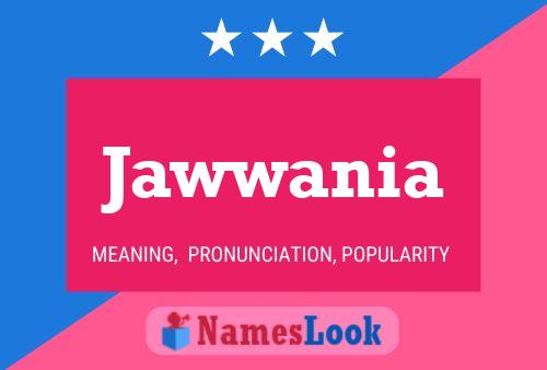 Póster del nombre Jawwania