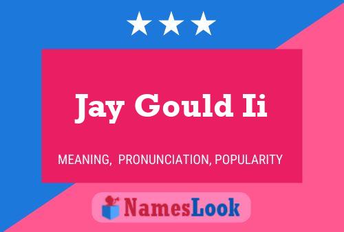 Póster del nombre Jay Gould Ii