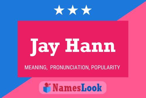 Póster del nombre Jay Hann