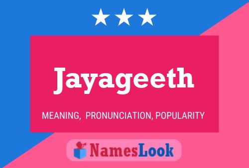 Póster del nombre Jayageeth