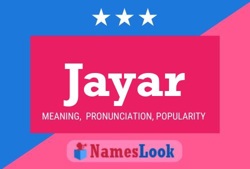 Póster del nombre Jayar