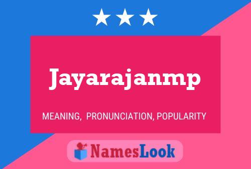 Póster del nombre Jayarajanmp