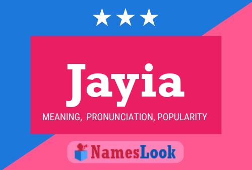 Póster del nombre Jayia