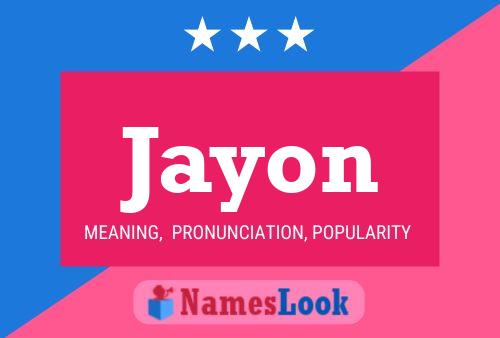 Póster del nombre Jayon