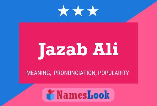 Póster del nombre Jazab Ali