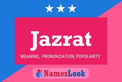 Póster del nombre Jazrat