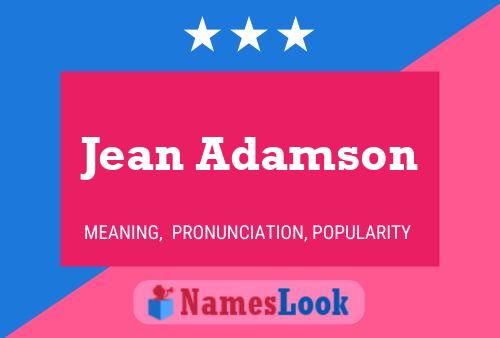 Póster del nombre Jean Adamson