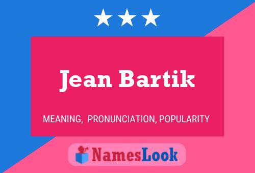 Póster del nombre Jean Bartik