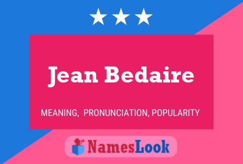 Póster del nombre Jean Bedaire