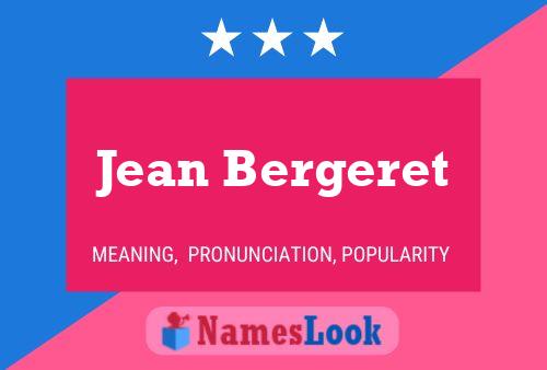 Póster del nombre Jean Bergeret