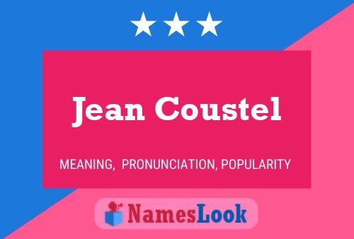 Póster del nombre Jean Coustel