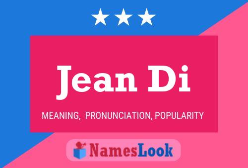 Póster del nombre Jean Di