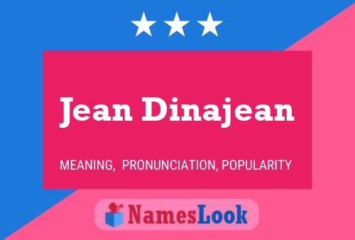 Póster del nombre Jean Dinajean