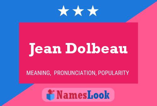 Póster del nombre Jean Dolbeau