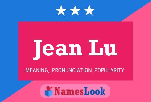 Póster del nombre Jean Lu