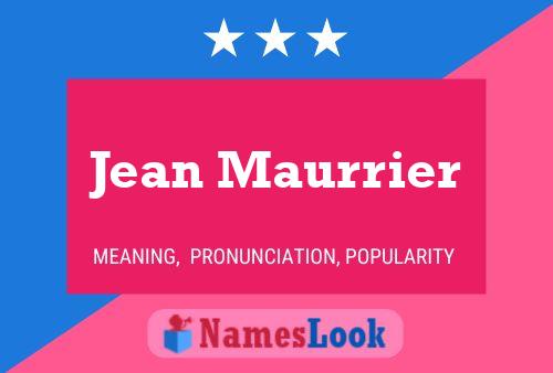 Póster del nombre Jean Maurrier