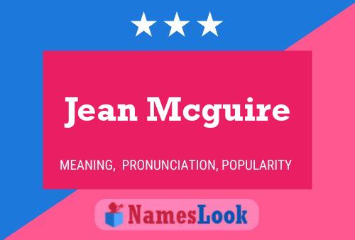 Póster del nombre Jean Mcguire