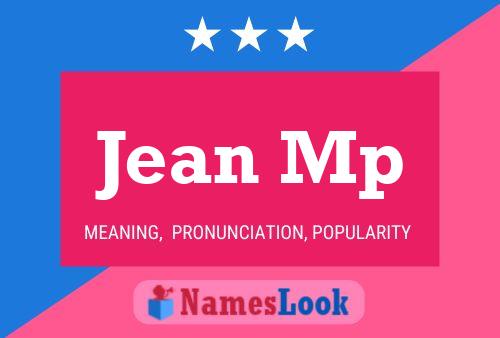 Póster del nombre Jean Mp