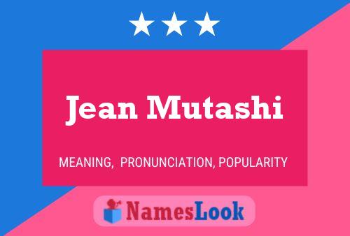 Póster del nombre Jean Mutashi