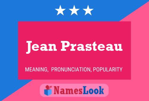 Póster del nombre Jean Prasteau