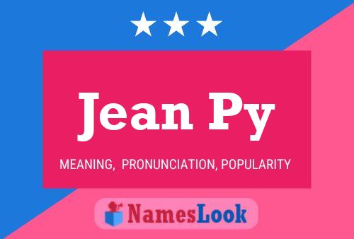 Póster del nombre Jean Py