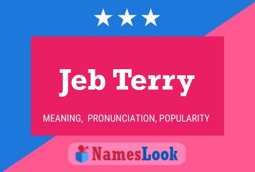 Póster del nombre Jeb Terry