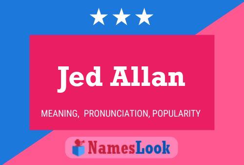 Póster del nombre Jed Allan