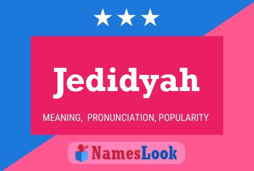 Póster del nombre Jedidyah