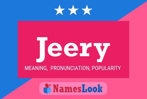 Póster del nombre Jeery