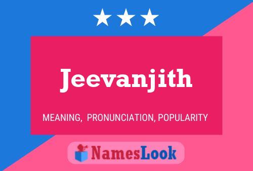 Póster del nombre Jeevanjith