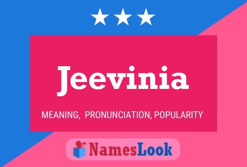 Póster del nombre Jeevinia