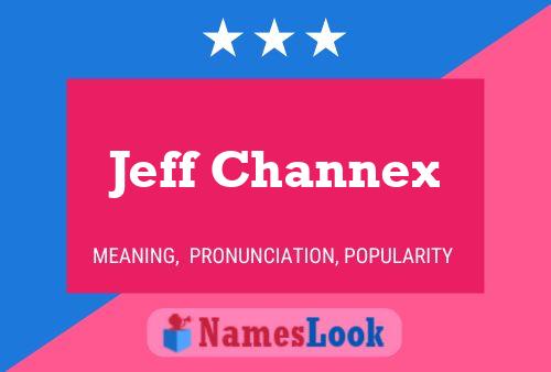 Póster del nombre Jeff Channex