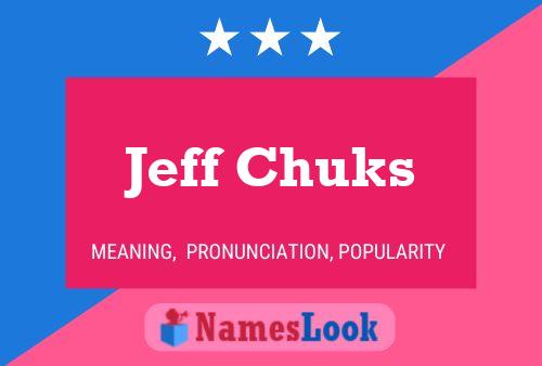 Póster del nombre Jeff Chuks