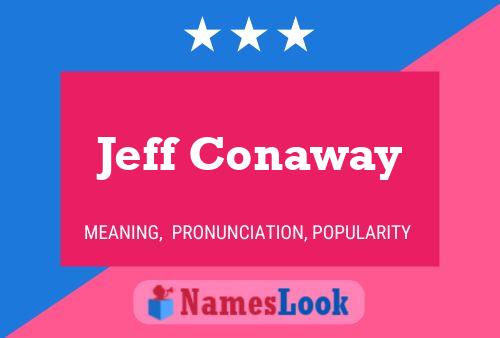 Póster del nombre Jeff Conaway