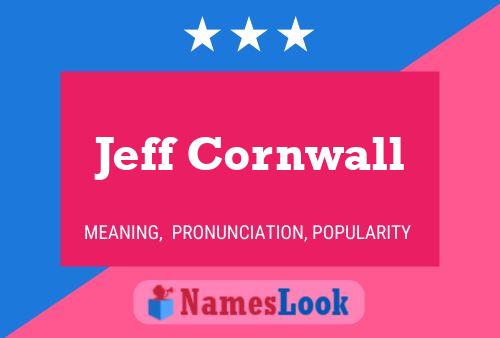 Póster del nombre Jeff Cornwall