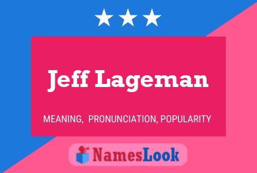 Póster del nombre Jeff Lageman