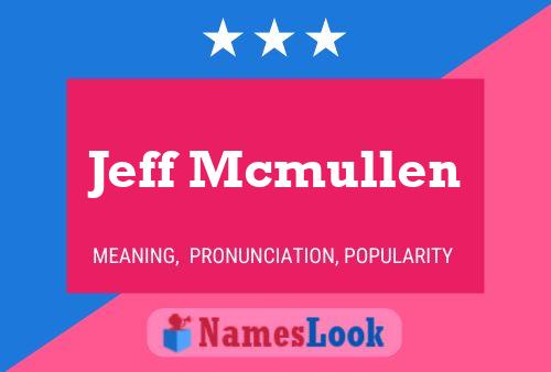 Póster del nombre Jeff Mcmullen