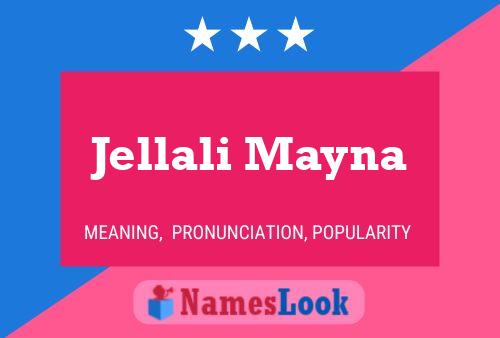 Póster del nombre Jellali Mayna