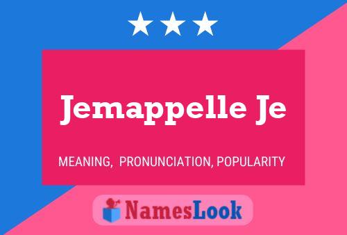 Póster del nombre Jemappelle Je