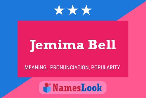 Póster del nombre Jemima Bell